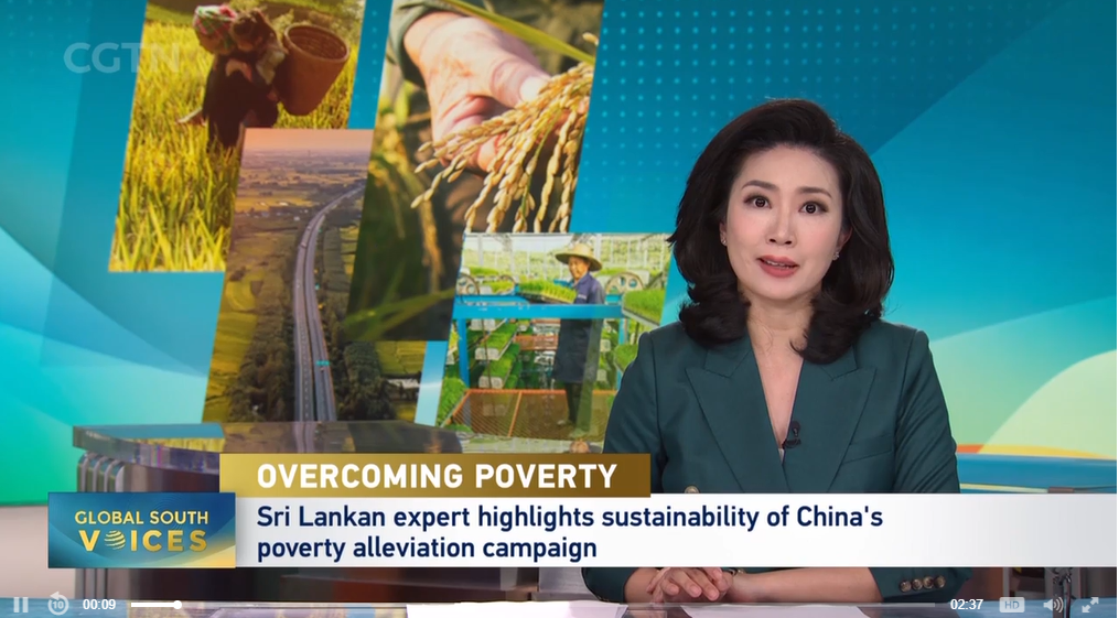 Global South Voices: Sri Lankan expert discusses China's sustainable poverty alleviation
