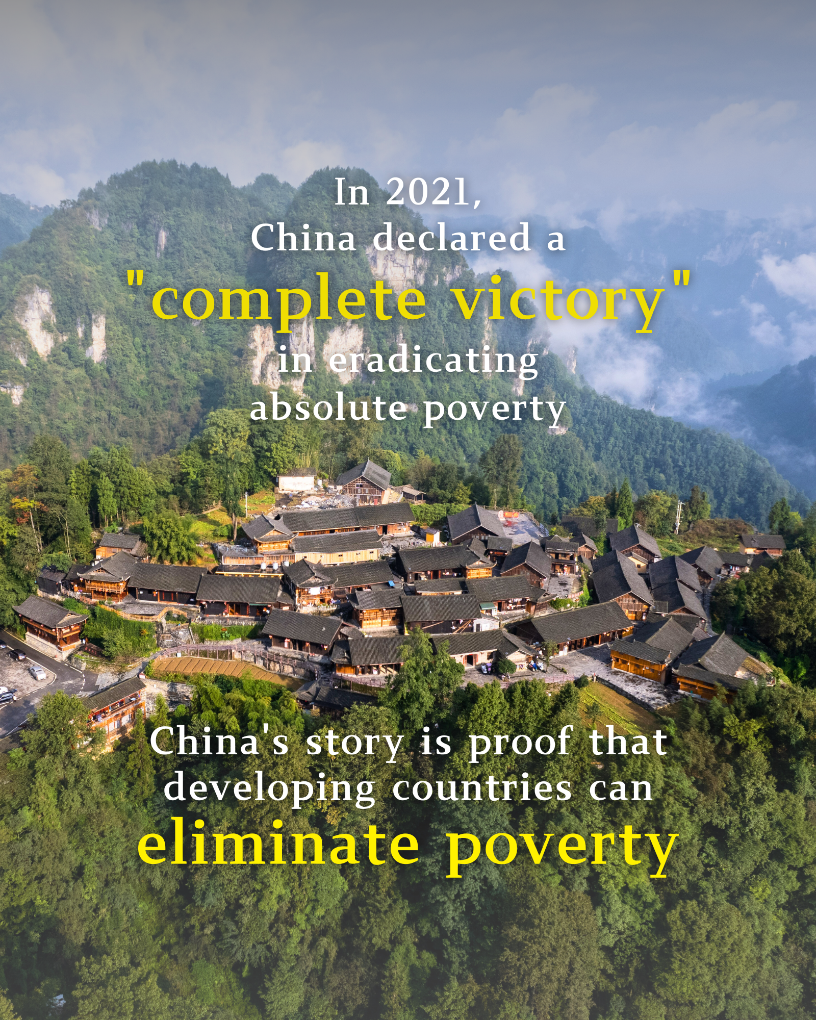 China's poverty elimination story sets example for world